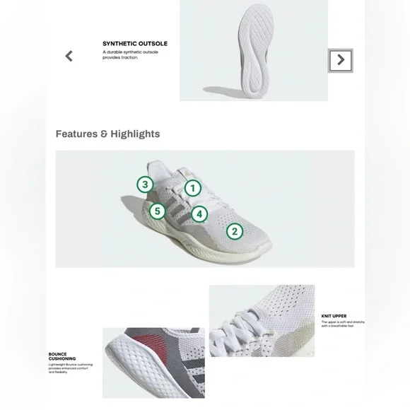 Never worn! Adidas Women's Fluidflow 2.0 Shoes - Picture 4 of 4